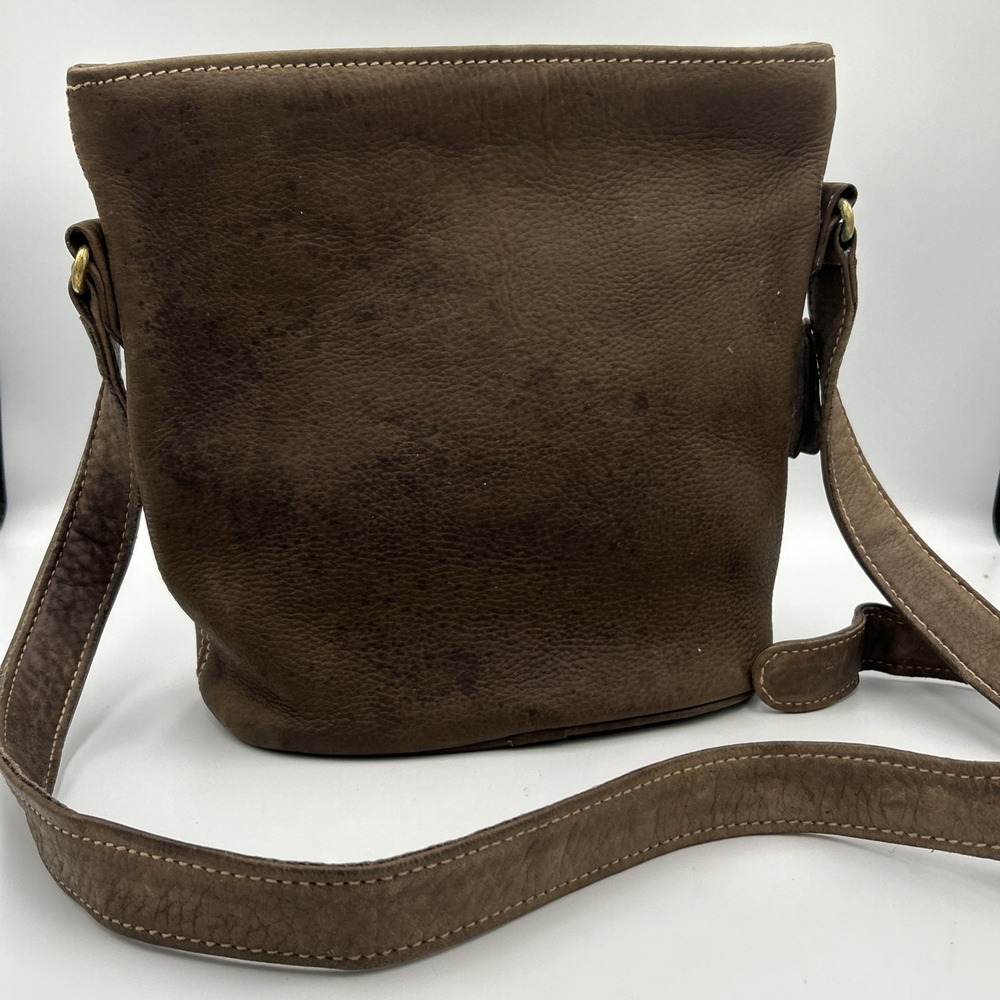 Vintage 90's Coach Sonoma Brown Nubuck Leather Bucket Shoulder Bag 4933 READ